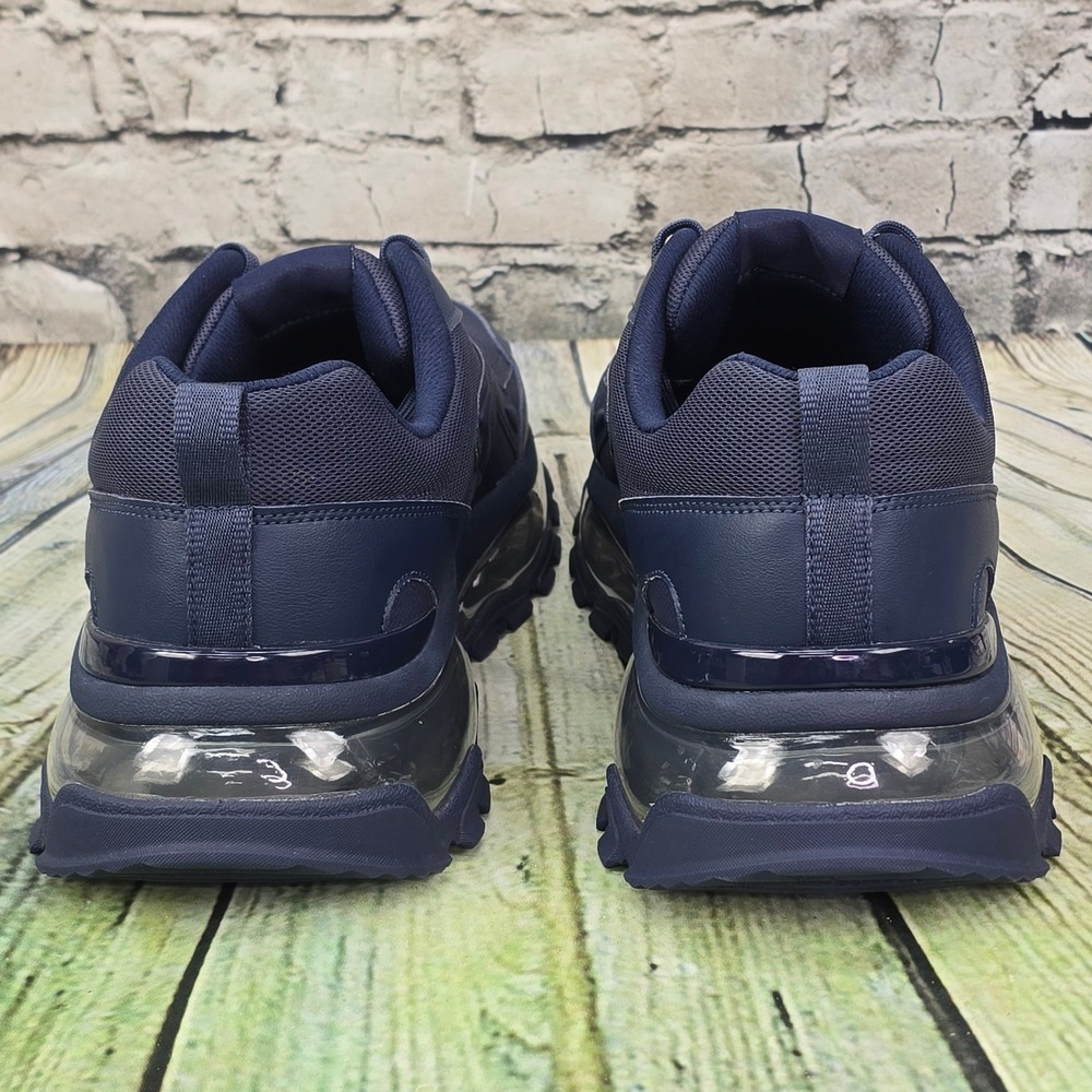 Skechers Street Uno Chaos Sneakers Mens 15 Navy Blue Memory Foam Chunky 183290 - Picture 5 of 9
